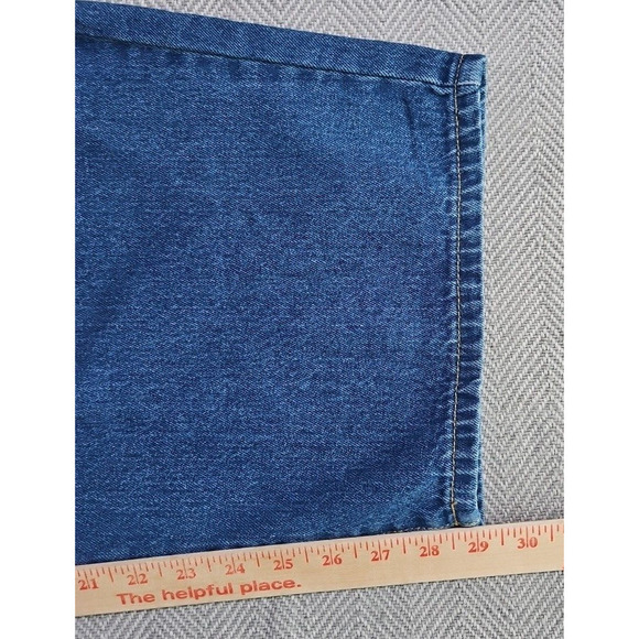 Pretty Little Thing Women's Jean Size 24 Recycled Plus Mid Blue Washed New w Tag - Picture 7 of 16